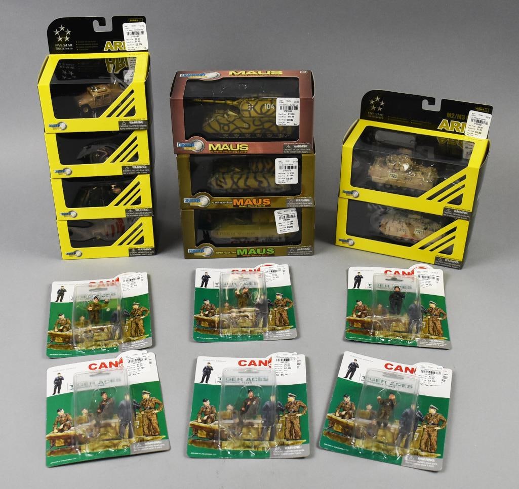 (13) 2004-05 Dragon Armor 1:35 Military Vehicles, Tiger Aces NOS (1 of 5)