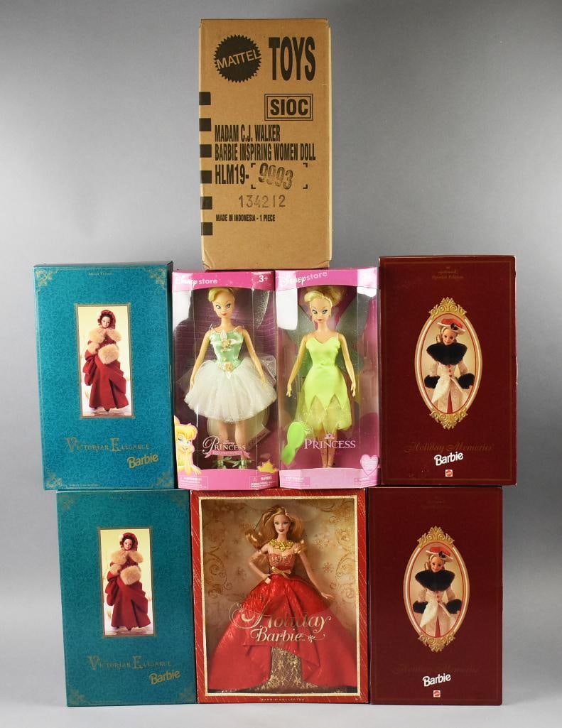 (8) 1990s-2000s Mattel Barbie Assortment-NRFB-NOS (1 of 5)