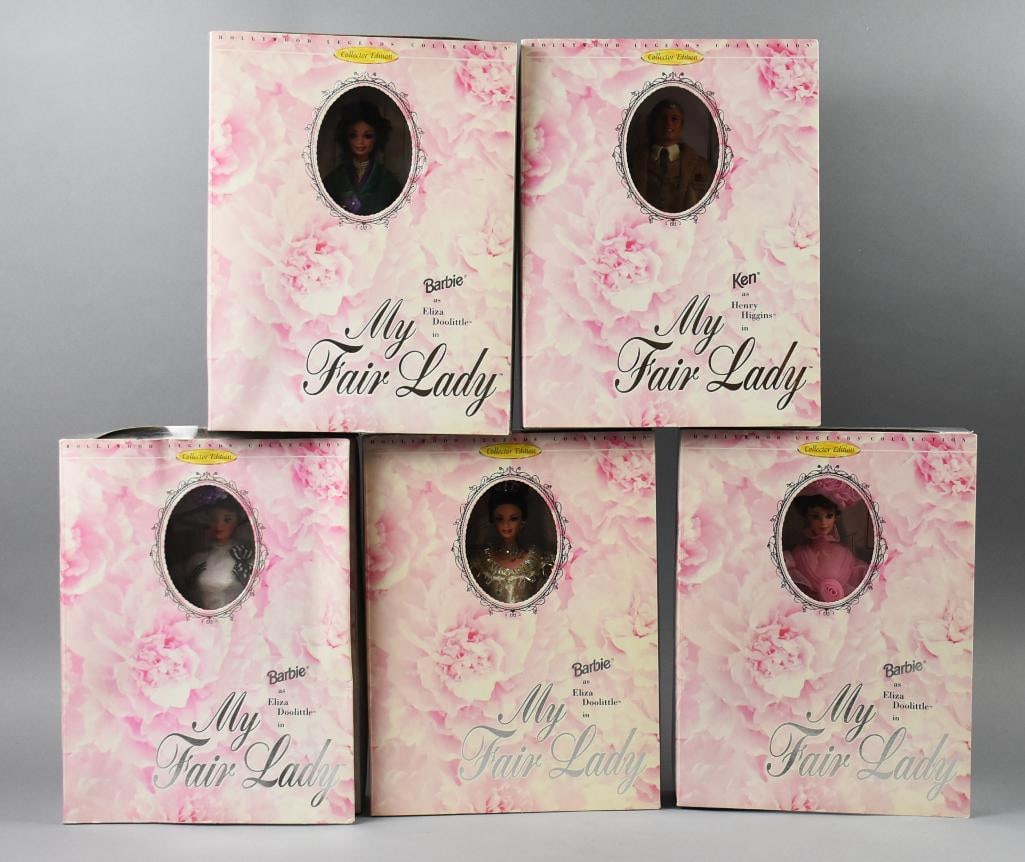 (5) 1995 Mattel Barbie My Fair Lady - NRFB-NOS (1 of 4)
