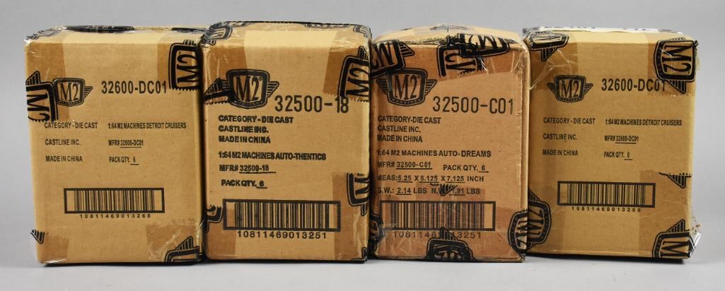 (4) Factory Sealed  Cases M2 Machines Die-Cast-NOS (1 of 4)