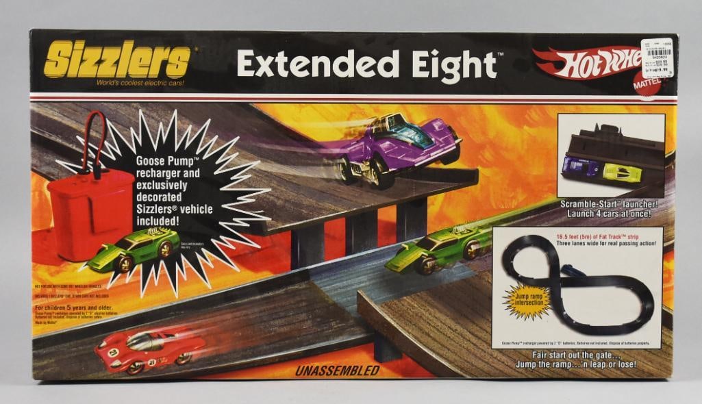 2007 Mattel Hot Wheels Sizzlers Extended Eight-MIB-NOS: Lot is a 2007 Mattel Hot Wheels Sizzlers Extended Eight-MIB-NOS. Single owner collection from the largest toy collector on the West Coast.