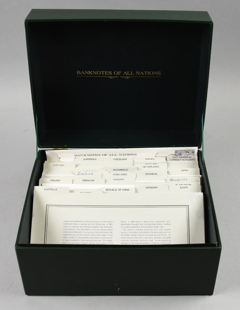 BANKNOTES OF ALL NATION フランクリン•ミント Banknotes of All Nations - Etsy