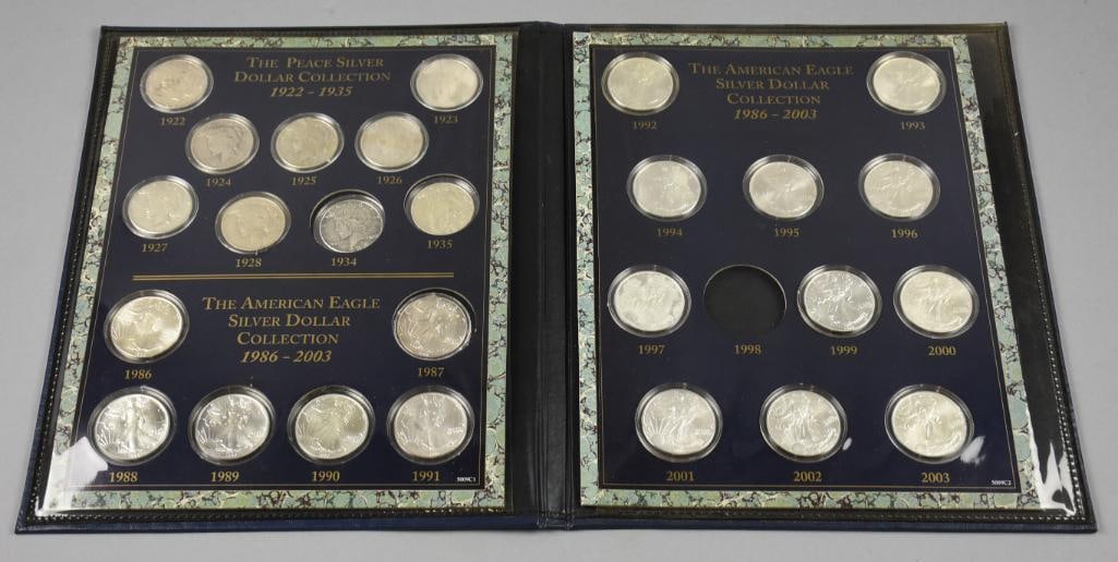 The Peace and American Silver Dollar Collection 26 coins (1 of 6)