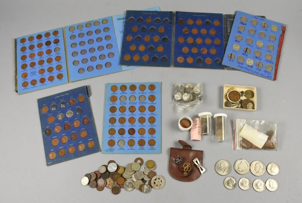 Large Coins Lot, Tokens and Jewelry, Silver PLUS (1 of 12)