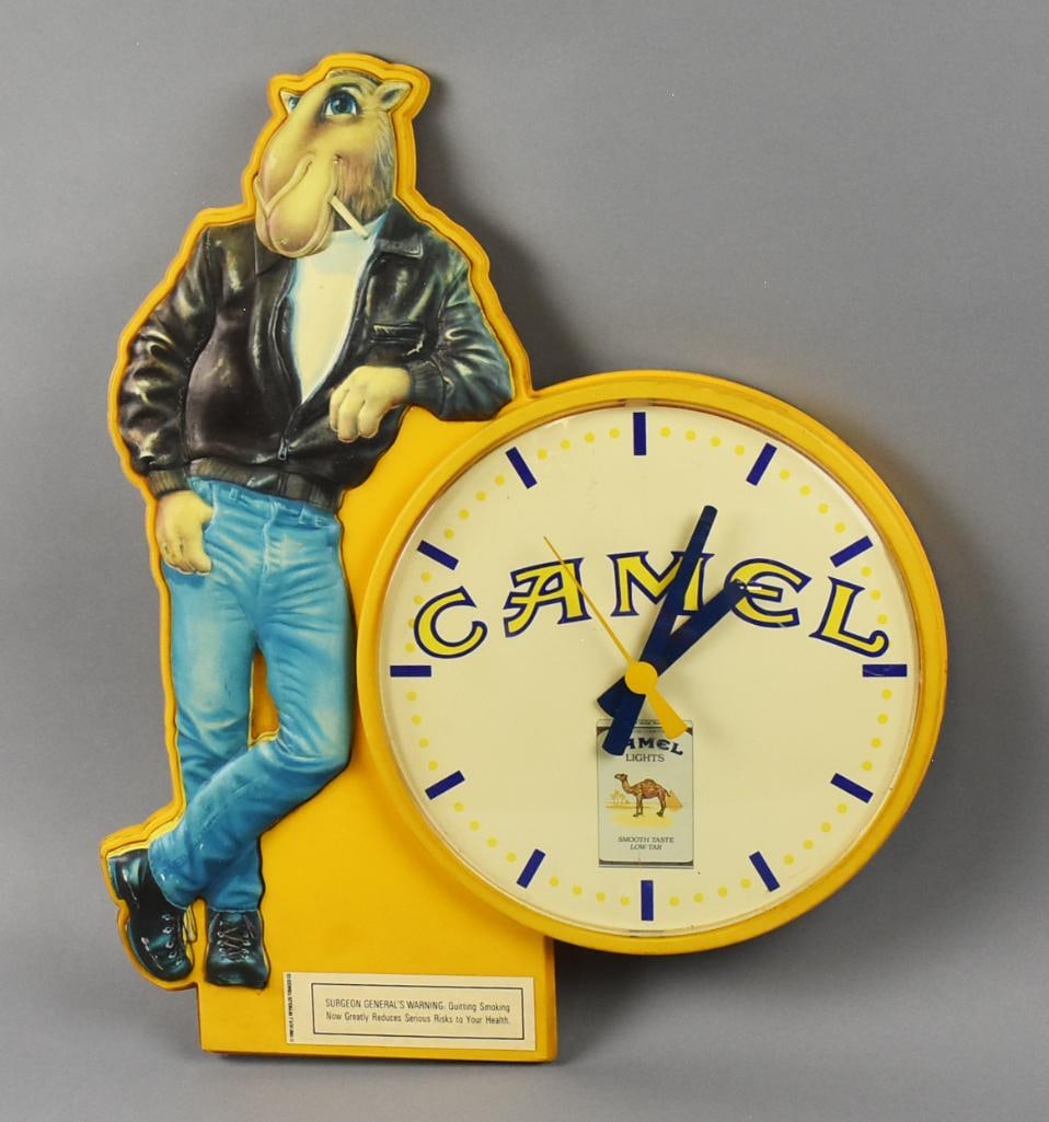 1992 Joe Camel Cigarettes Wall Clock 1992 Joe Camel Cigarettes Wall Clock