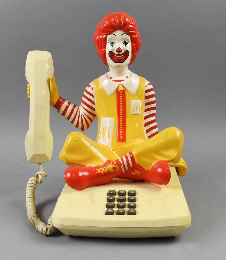 1980s Rubicon Ronald McDonald Push-Button Novelty Phone (1 of 11)