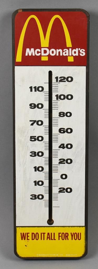 1978 McDonald's Wooden Thermometer (1 of 6)