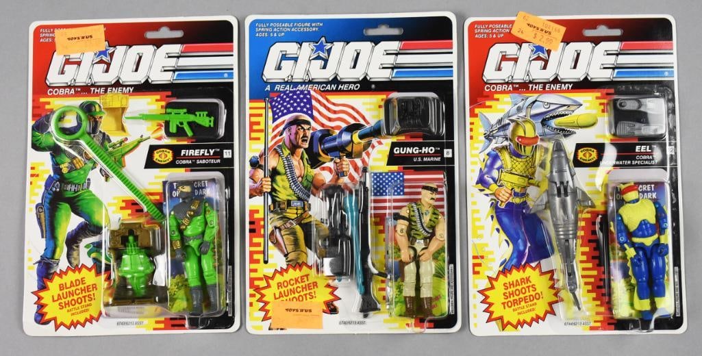 (3) 1991 Hasbro GI Joe Action Figures - MOC - NOS (1 of 2)