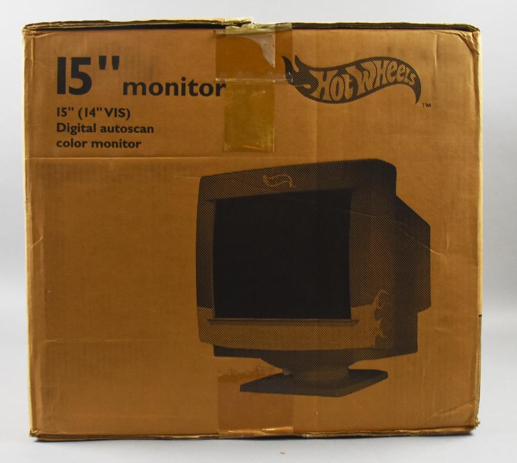 RARE!  Hot Wheels Computer Monitor-Factory Box (1 of 5)
