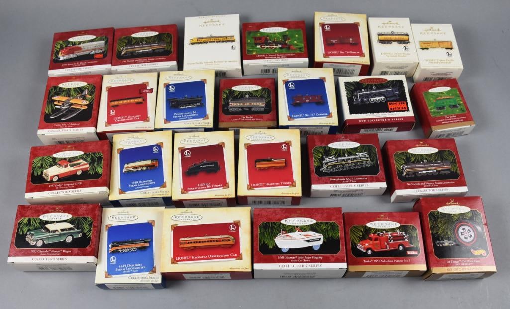 (26) Hallmark Keepsake Lionel Train Ornaments, Trucks & More (1 of 2)