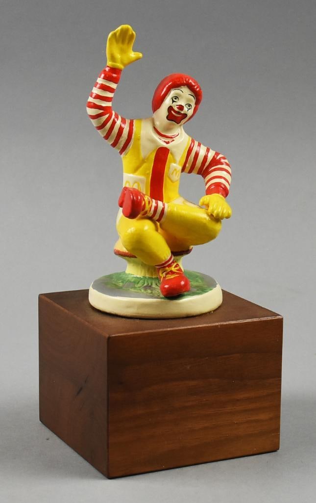 RARE c1970 Ronald McDonald Ceramic Sculpture (1 of 5)