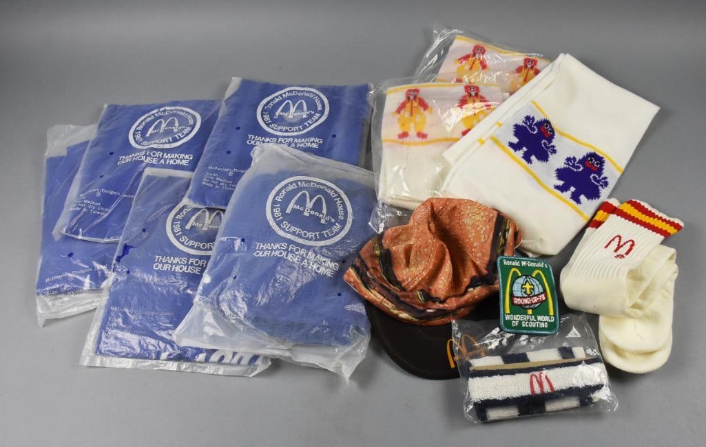 1970s-80s McDonald's Advertising Apparel, Dodgers & More (1 of 7)