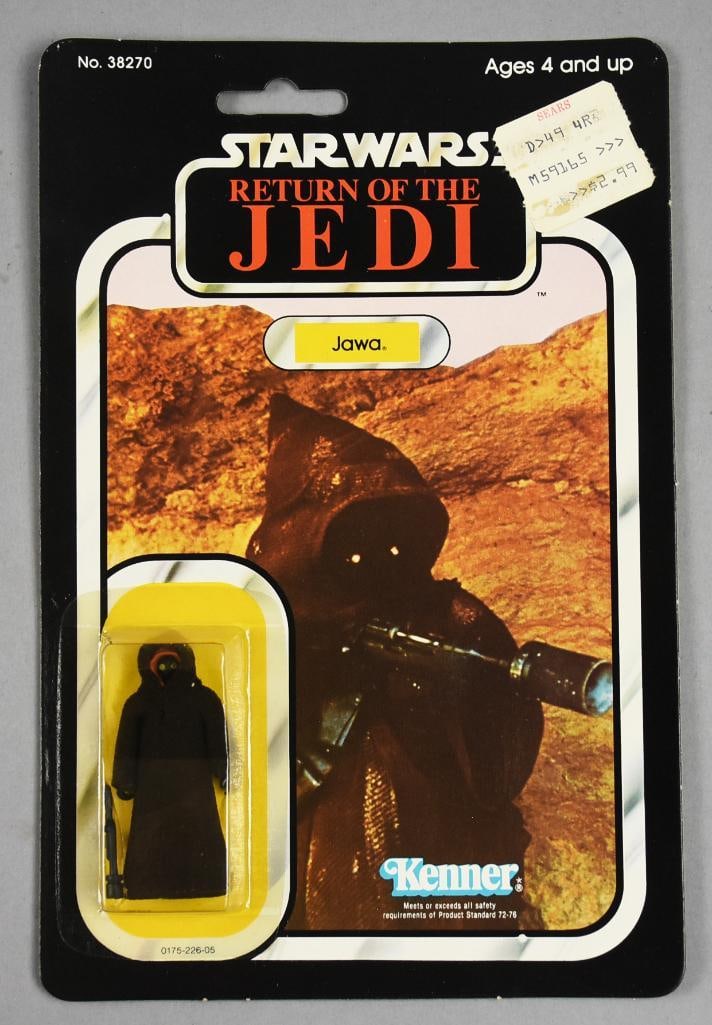 1983 Kenner Star Wars Jawa ROTJ 65 Back MOC-NOS (1 of 3)