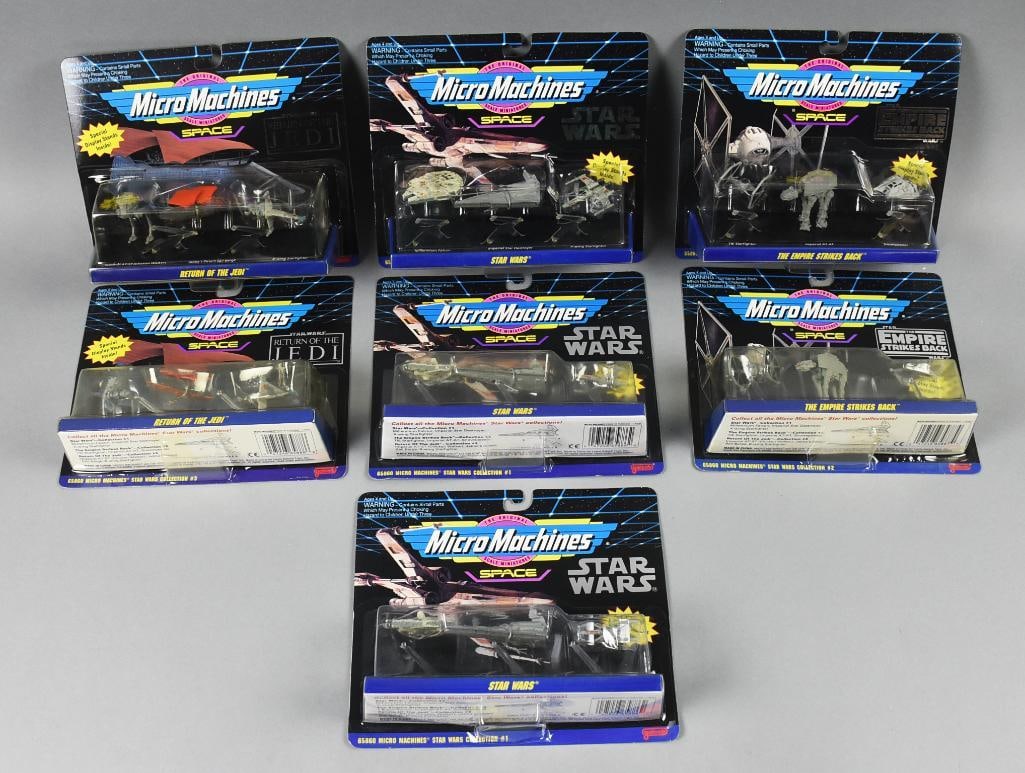 (7) 1993 Micro Machines Star Wars- Galoob MIB-NOS (1 of 3)