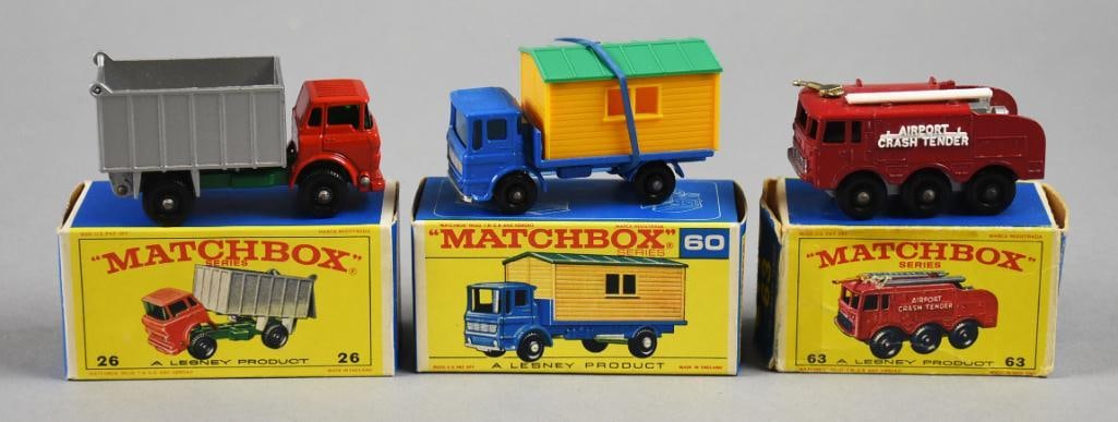 (3) 1964, 68 Lesney Matchbox Die-Casts, Original Boxes (1 of 6)