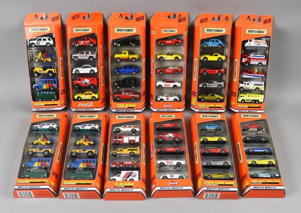 (12) 1998-99 Mattel Matchbox Multi-Packs Die-Cast-MIP-NOS (1 of 6)