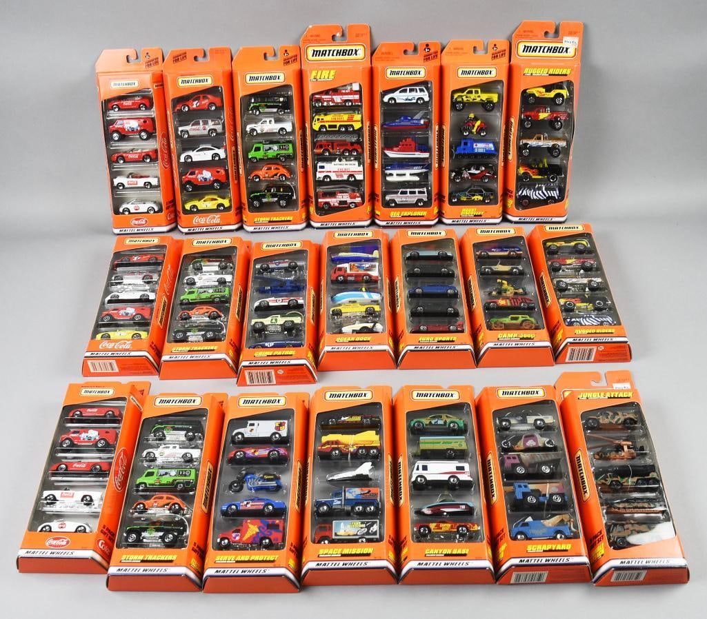 (21) 1997-99 Mattel Matchbox Multi-Pack Assortment-MIP-NOS (1 of 2)