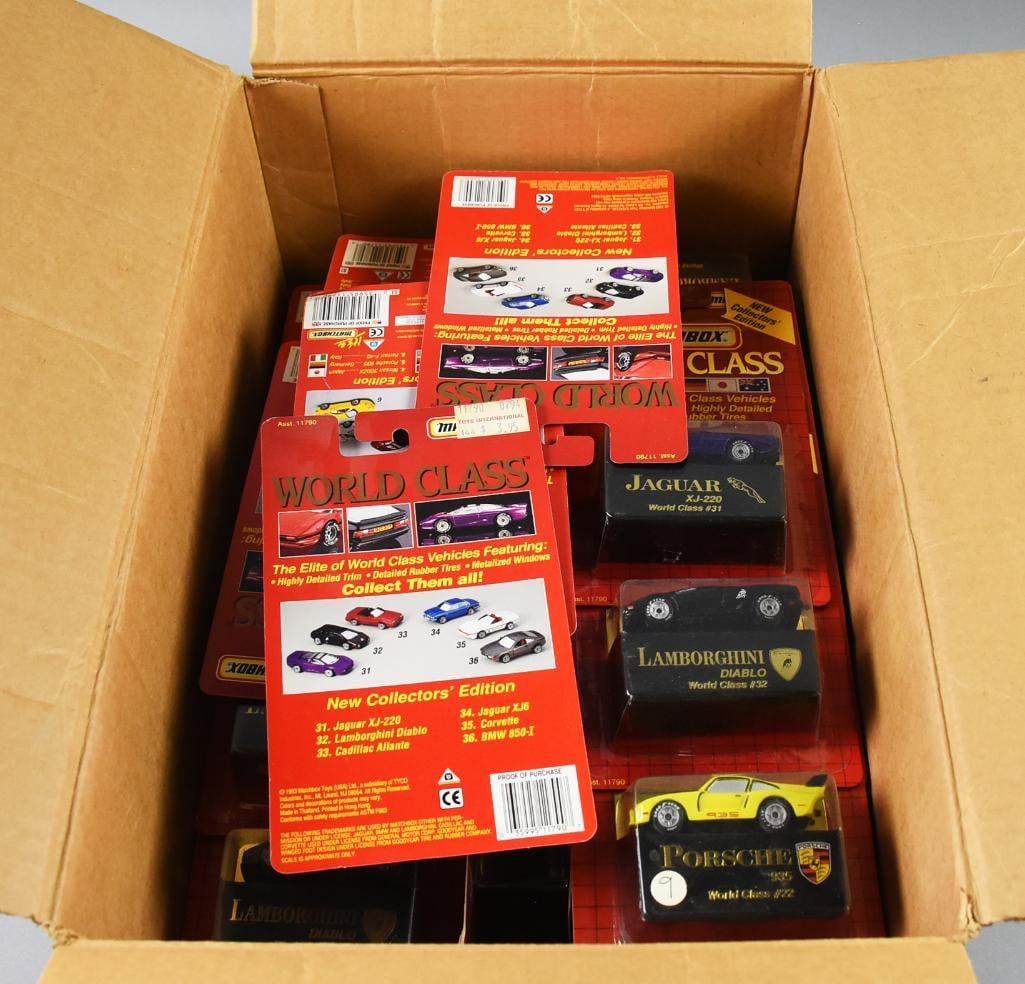 (39) 1993 Matchbox World Class Die-Cast, Unsorted-MOC-NOS (1 of 4)