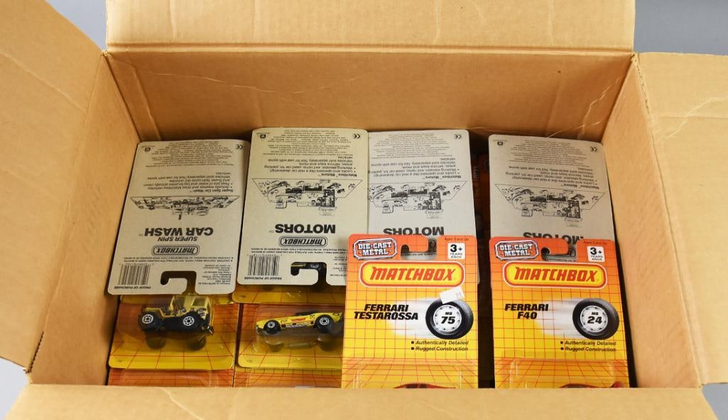 (50) Mattel Matchbox Die-Cast Variety - Unsorted-MOC-NOS: Lot is 50 Mattel Matchbox Die-Cast Variety - Unsorted-MOC-NOS. Single owner collection from the largest toy collector on the West Coast.