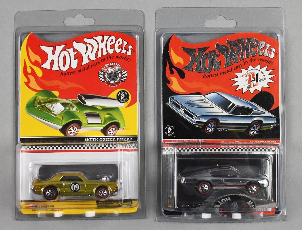 (2) 2000s  Mattel Hot Wheels RLC Ltd Ed - MOC-NOS (1 of 7)