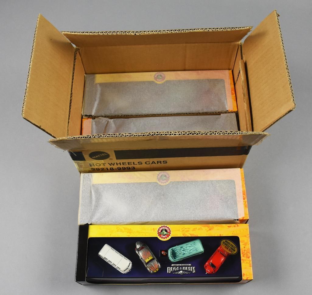 4 Mattel Hot Wheels Bugs Bunny Buses-Original Shipping Box (1 of 3)