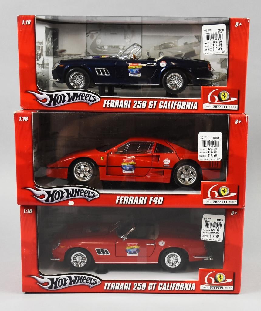 (3) 2006 Mattel Hot Wheels Ferrari Assortment-1:18-MiB-NOS (1 of 2)