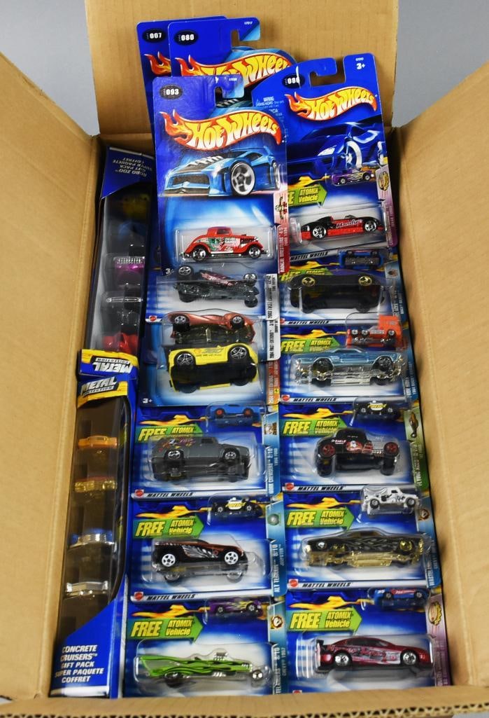 (57) 2000s Mattel Hot Wheels Assortment-MOC-NOS (1 of 4)
