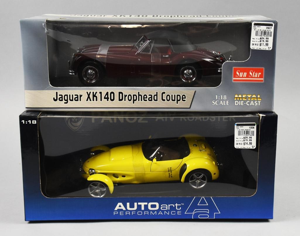 (2) Sun Star & Autoart 1:18 Scale Die-Cast Cars - MIB-NOS (1 of 2)