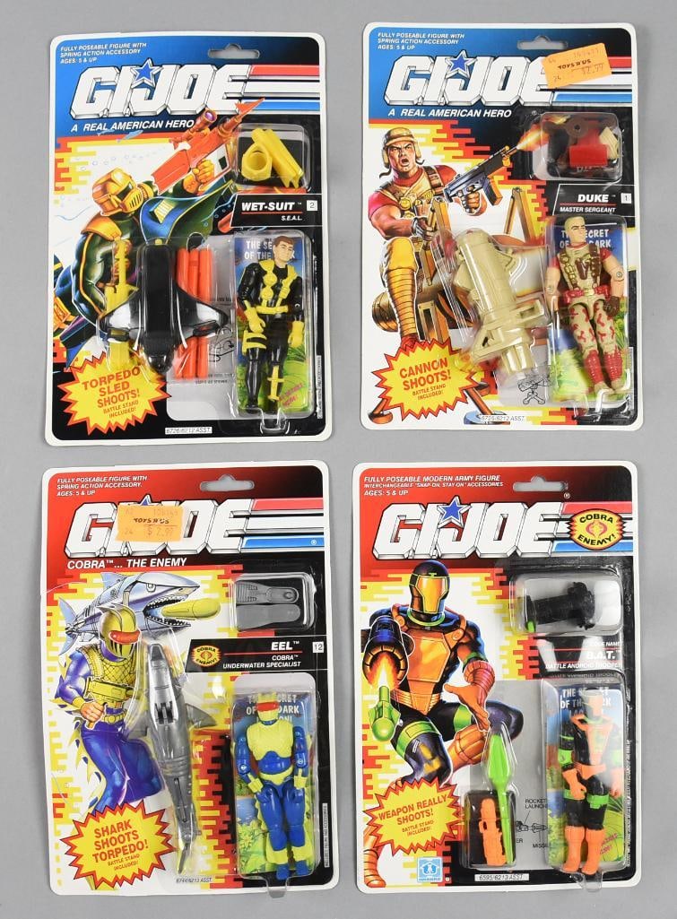(4) 1990s Hasbro GI Joe Action Figures - MOC - NOS (1 of 2)