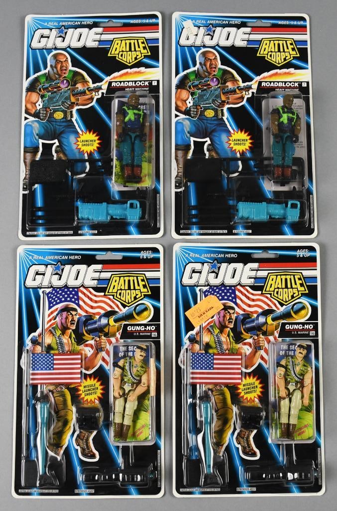 (4) 1992 Hasbro GI Joe Battle Corps Action Figures-MOC-NOS (1 of 2)