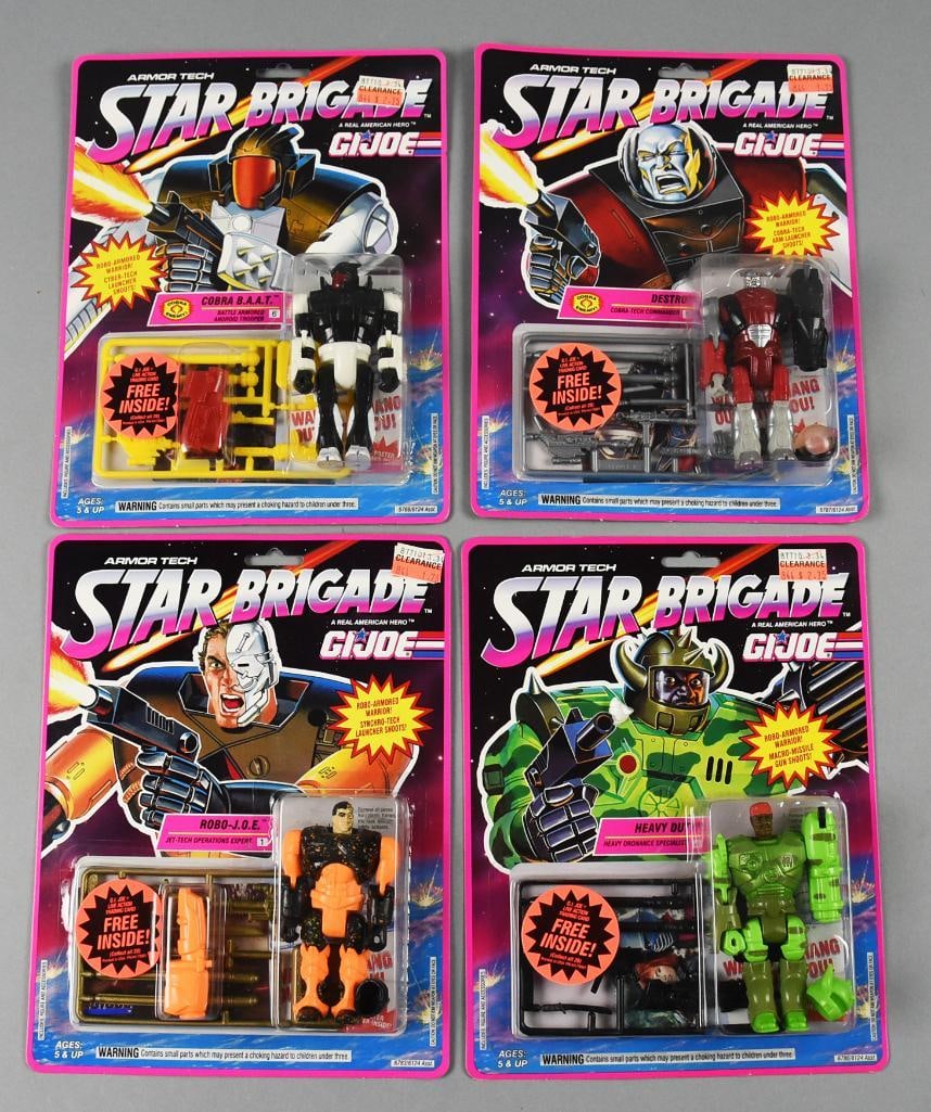 (4) 1993 Hasbro GI Joe Star Brigade Figures-MOC-NOS (1 of 2)