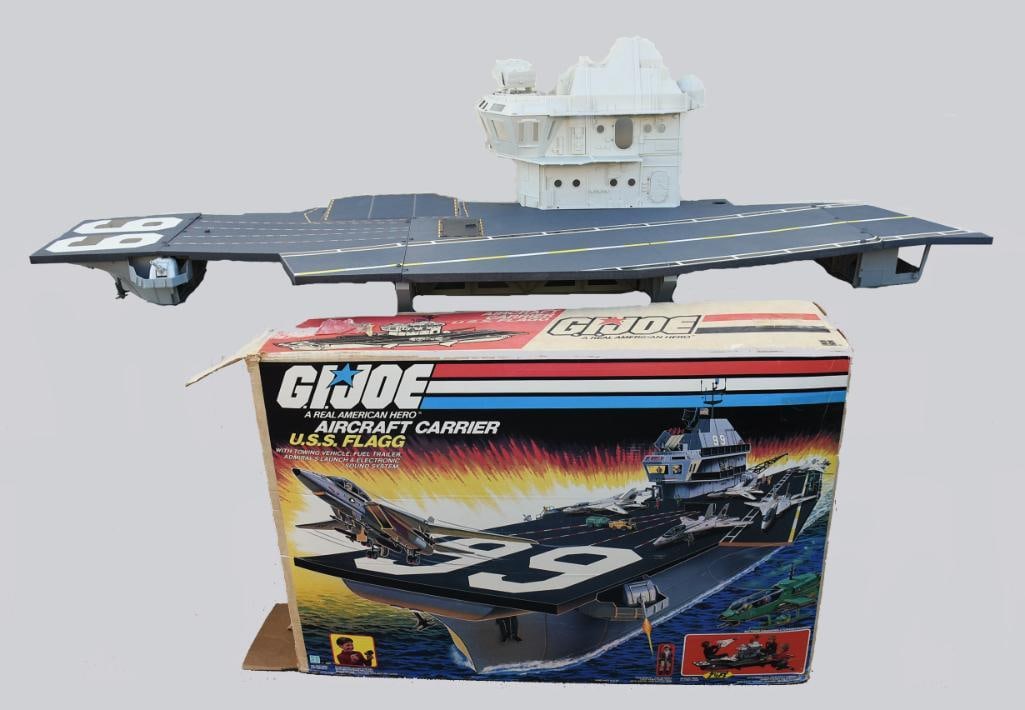 7.5' Long 1985 Hasbro GI Joe USS Flagg Aircraft Carrier (1 of 14)