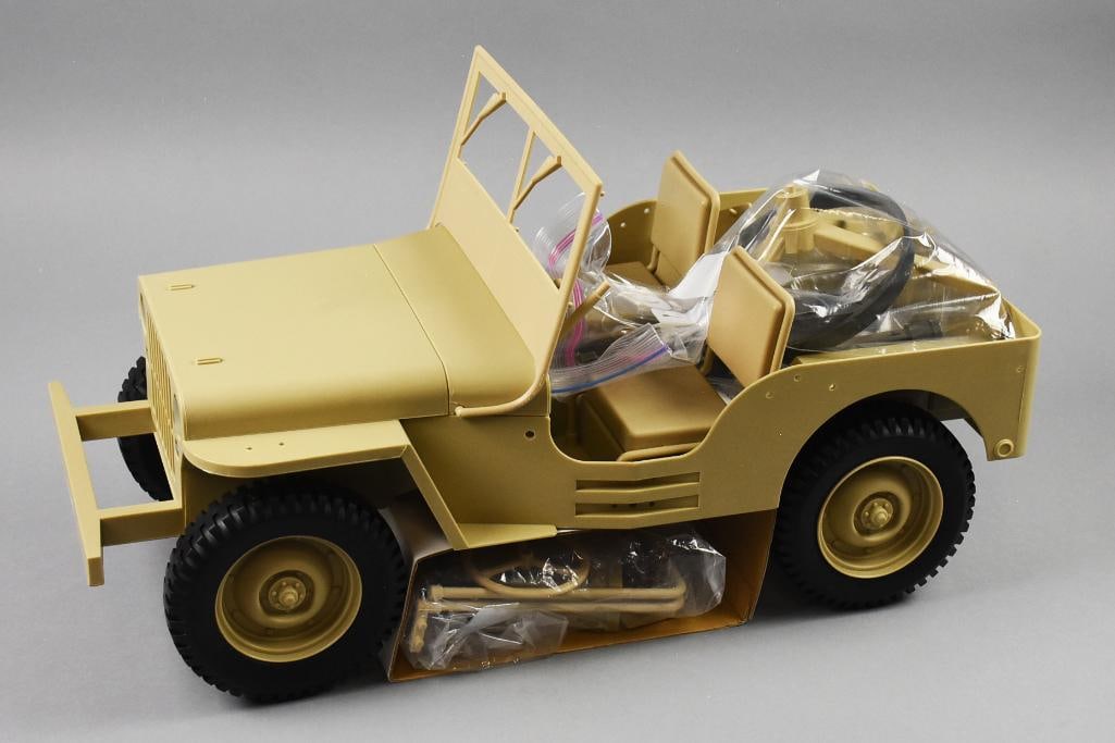 70's GI Joe Desert Convention Jeep - Original Box: Lot is a GI Joe Desert Convention Jeep - Original Box. Single owner collection from the largest toy collector on the West Coast.