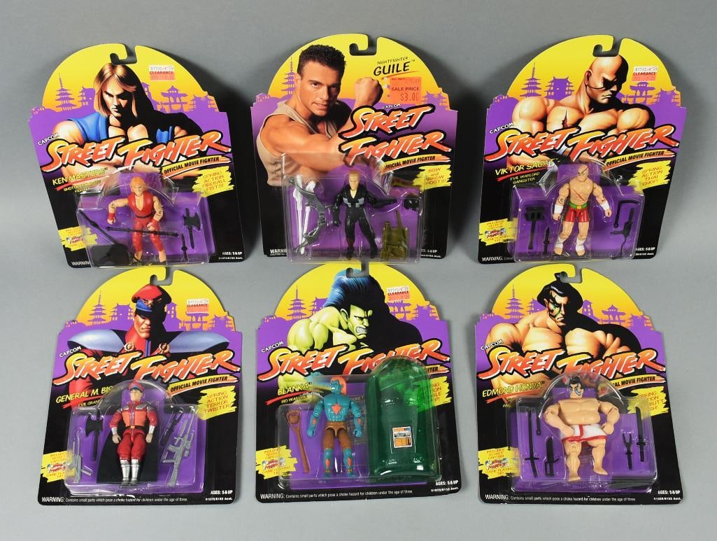 (6) 1993-94 Hasbro GI Joe Street Fighters Figures-MOC-NOS (1 of 2)