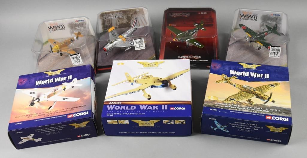 (7) 2000s Corgi Aviation Archive & Legends 1:72 Scale-MIB-NOS (1 of 6)