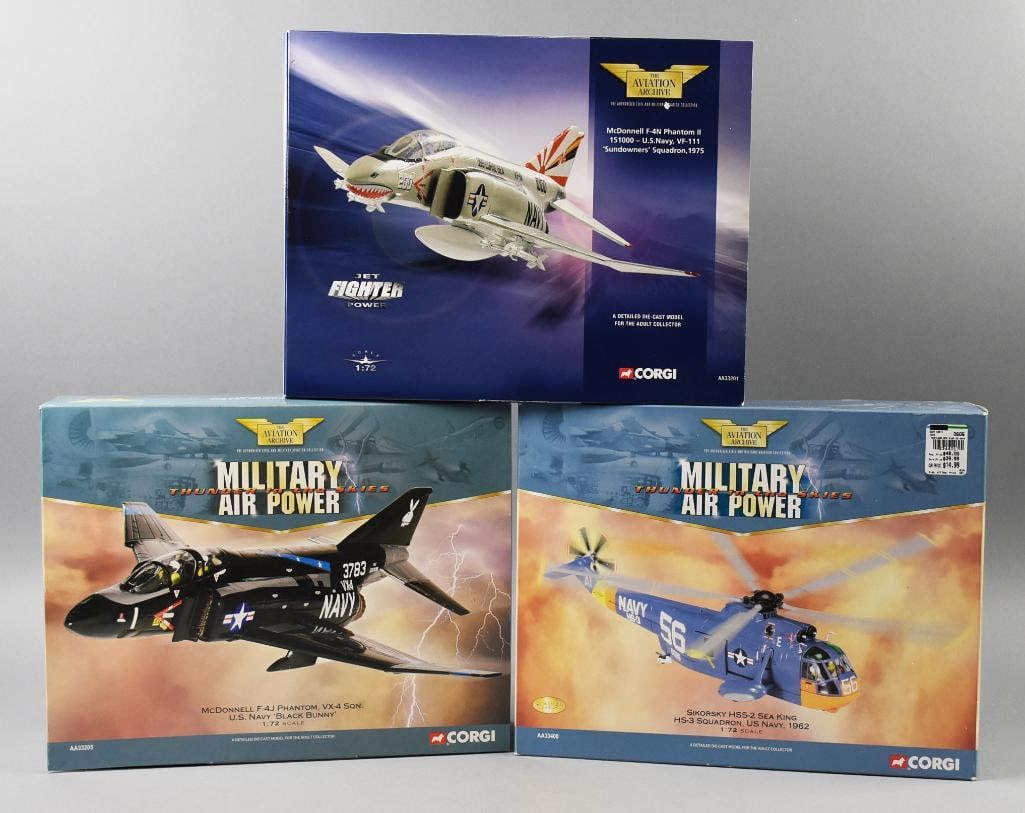 (3) 2000s Corgi Aviation Archive Military Aircraft 1:72-NOS (1 of 6)