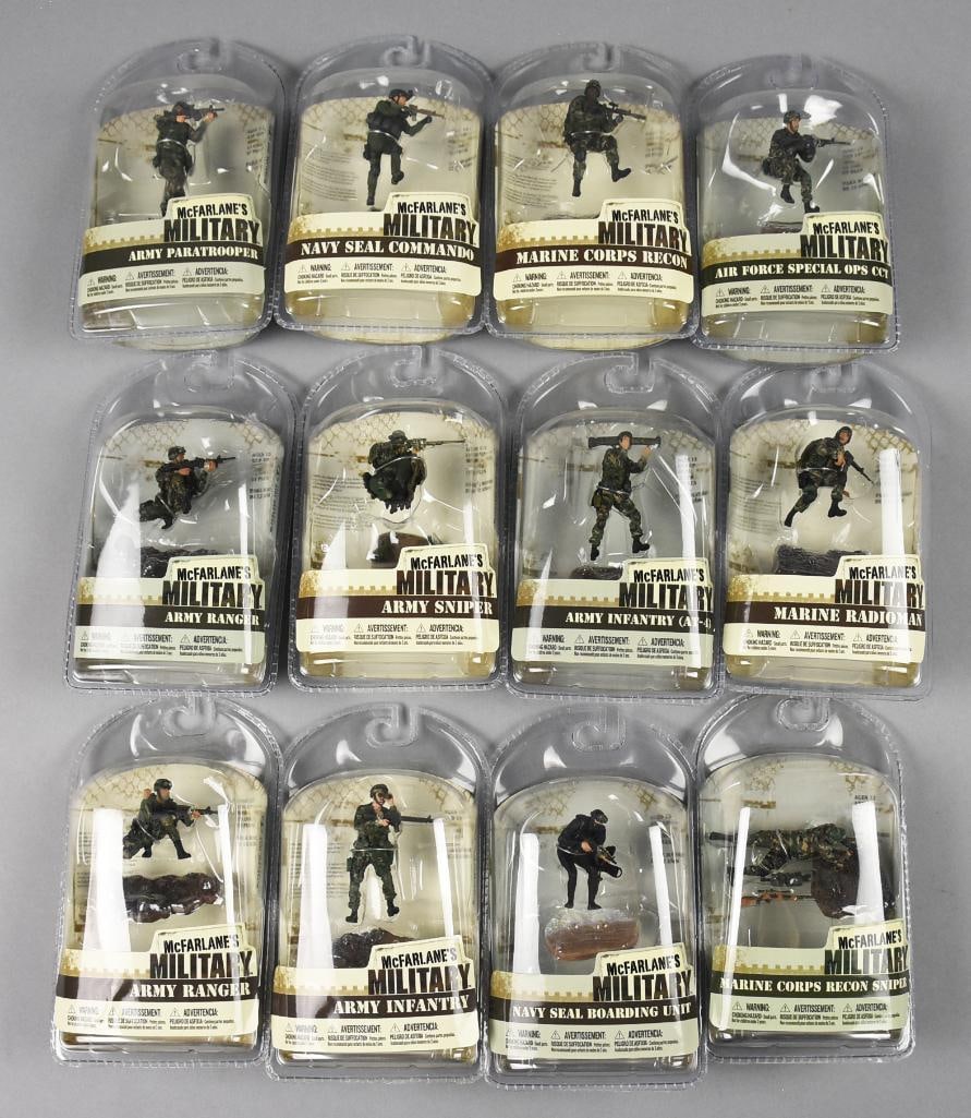 (12) 2008 McFarlane Military 2" Action Figures-MOC-NOS (1 of 3)