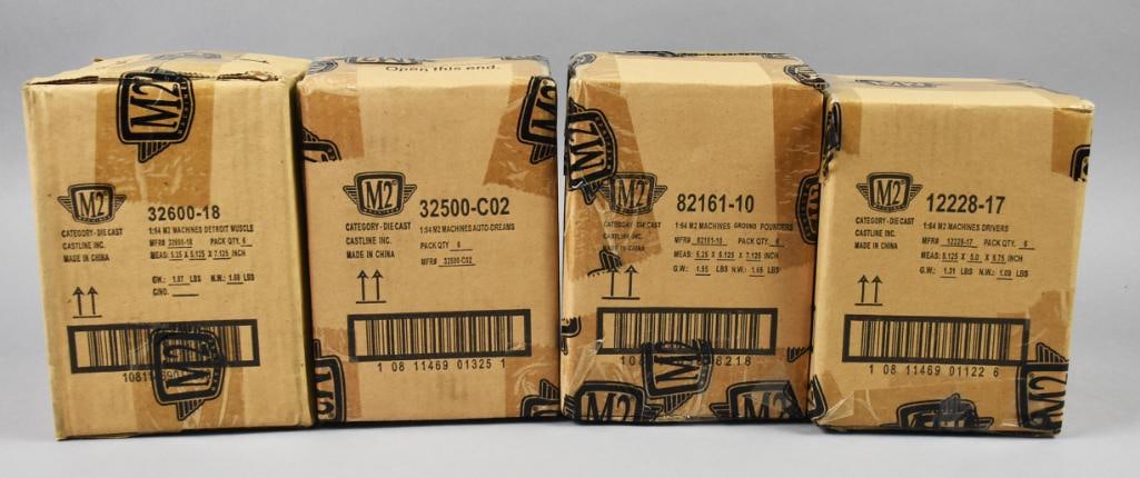 (4) Cases Castline M2 Machines Diecast Cars Factory Sealed (1 of 3)