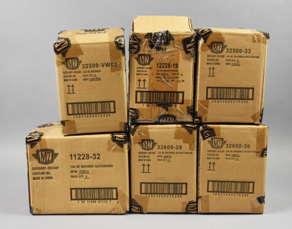 (6) Cases M2 Machines 1:64 Scale - Factory Sealed-NOS (1 of 6)