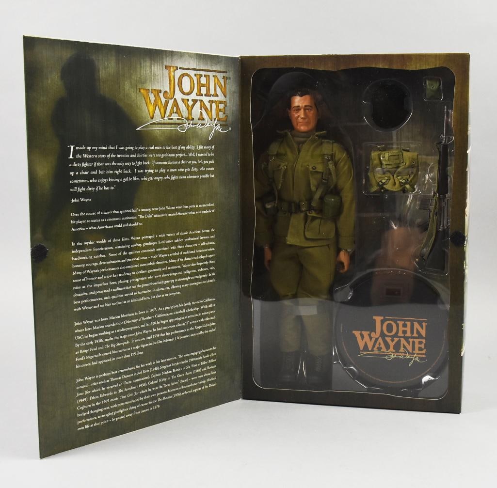 Sideshow Collectibles John Wayne Army Special Forces-12"-NOS (1 of 3)