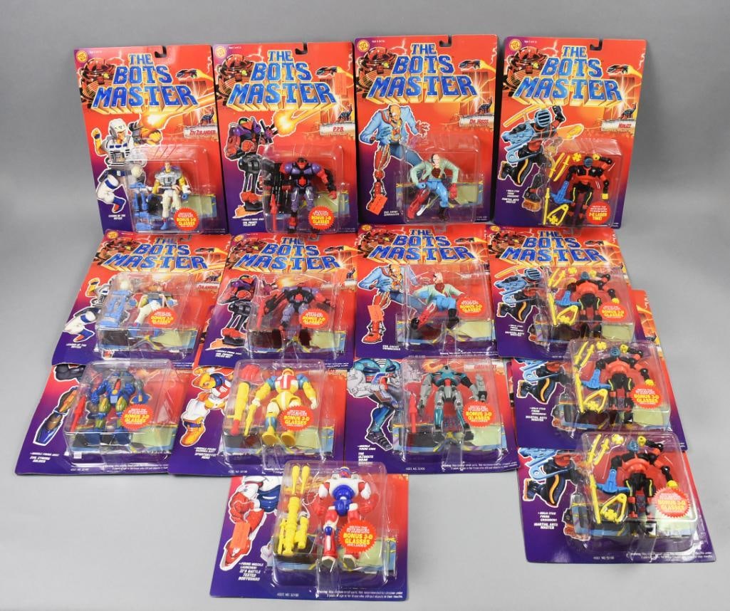 (14) 1994  The Bots Master Action Figs-MOC-NOS (1 of 3)