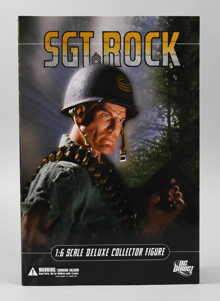 DC Direct Sgt Rock 1:6 Deluxe Collector Figure-MIB-NOS (1 of 3)