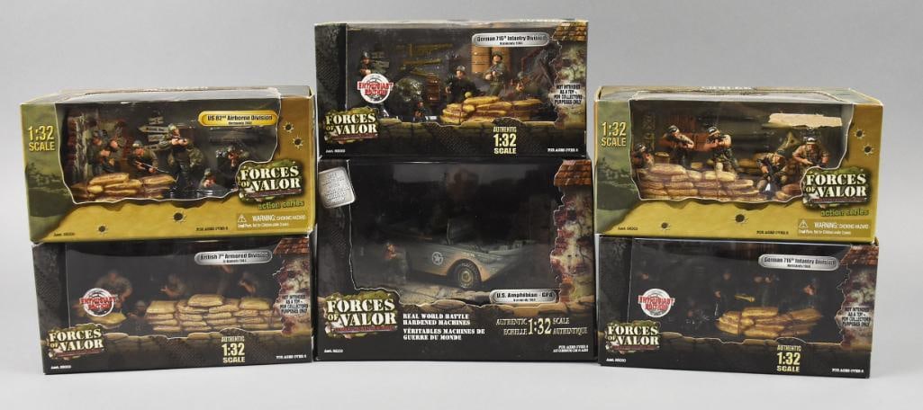(6) 2003 Unimax Forces of Valor 1:32 Soldiers PLUS-MIB-NOS (1 of 5)