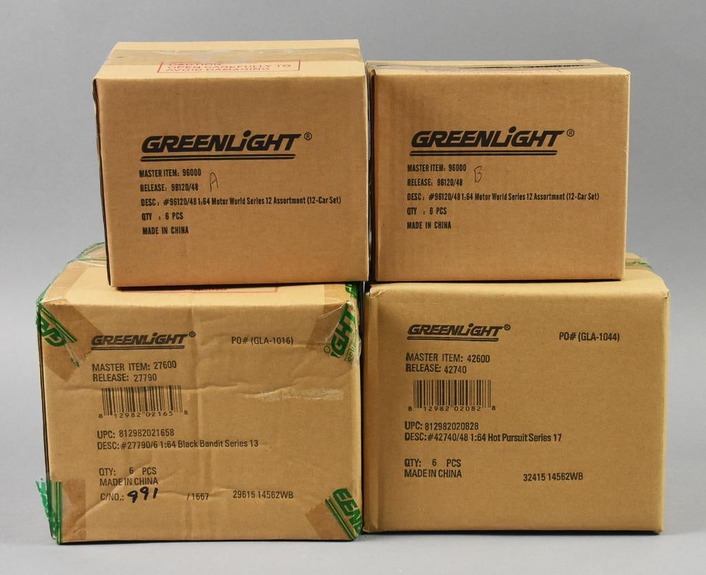 (4) GreenLight Factory Sealed Cases - Mint, New Old Stock (1 of 4)