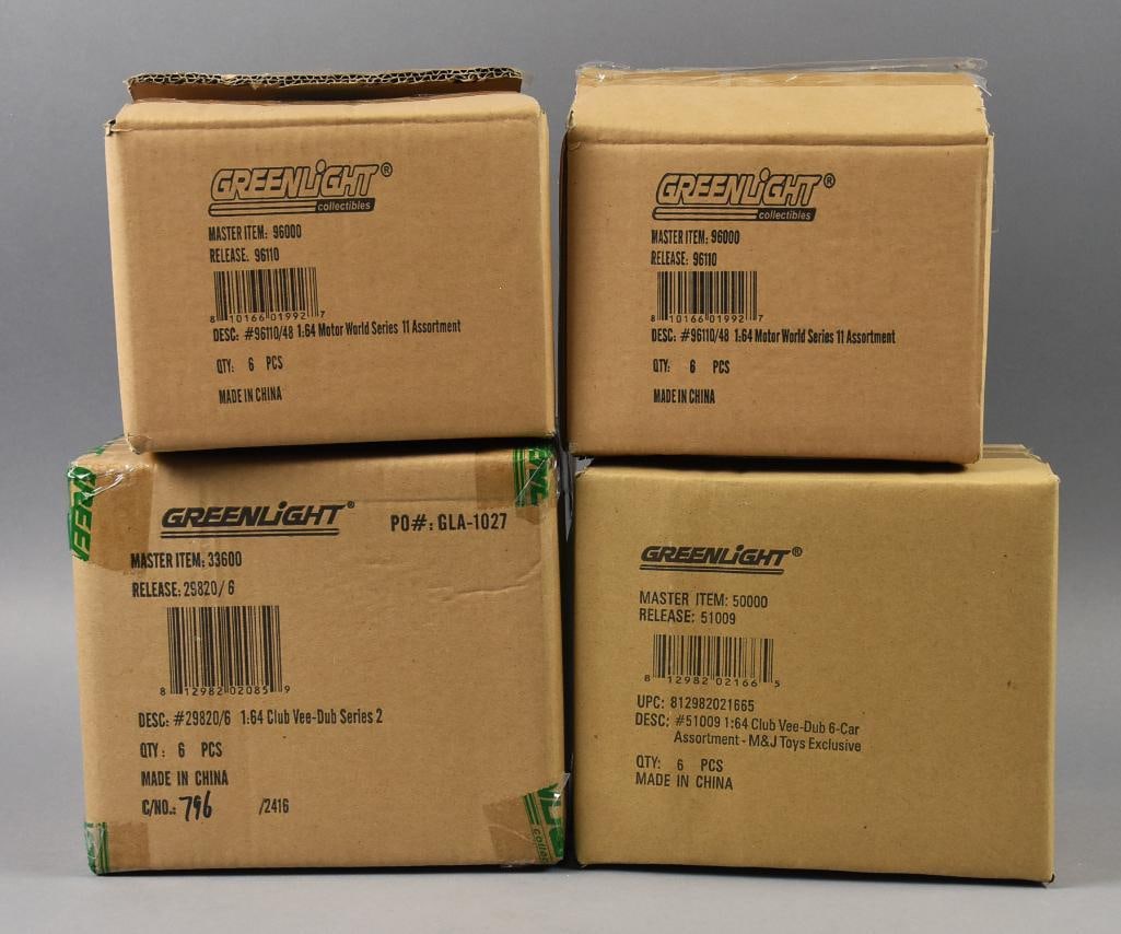 (4) Factory Sealed Greenlight Motor World Die-Cast-MOC-NOS (1 of 7)