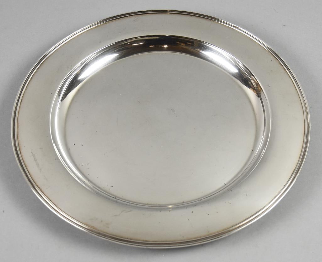 Vintage Lebolt & Co Hand Beaten Sterling Platter (1 of 5)