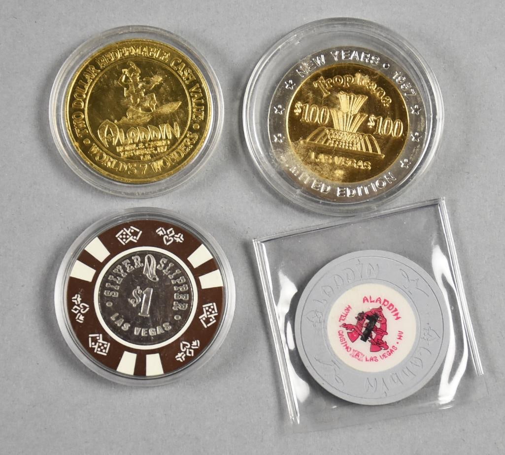 Vintage Las Vegas Casino Chips, Aladdin & More (1 of 2)