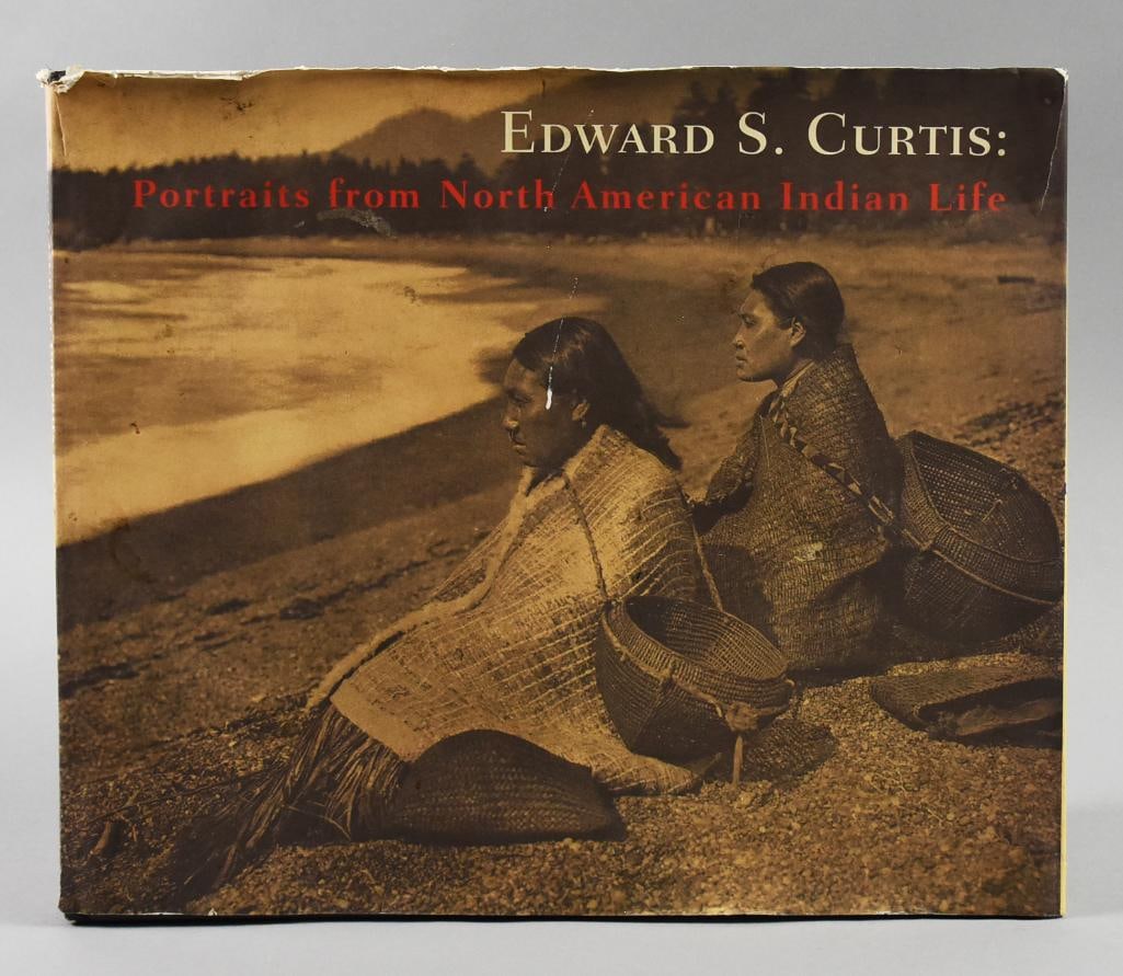 Edward S. Curtis Portraits From North American Indian Life-Book: This is a wonderful book from photographer Edward S. Curtis (1868-1952). It is called Portraits from North American Indian Life, published in 1972. Book is filled with some of Curtis's beautiful photo