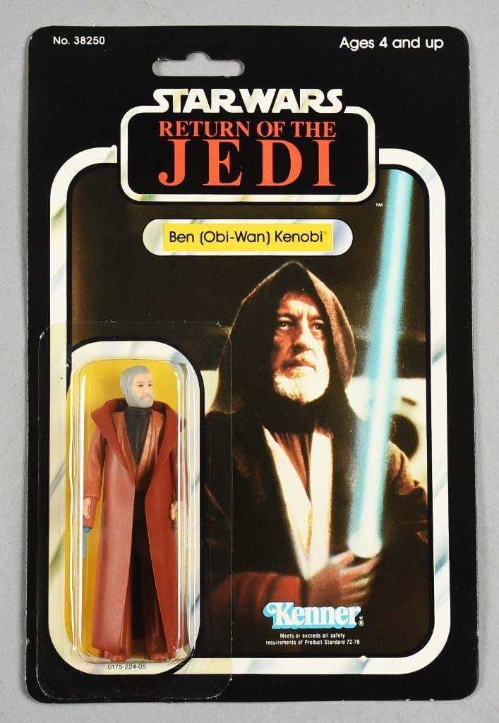 1983 Kenner Star Wars Ben (Obi-Wan) Kenobi ROTJ 77 B MOC-NOS (1 of 3)