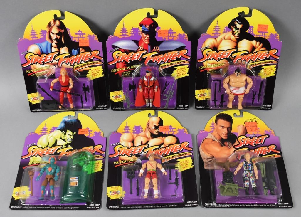 (6) 1993-94 Hasbro GI Joe Street Fighters Figures-MOC-NOS (1 of 2)